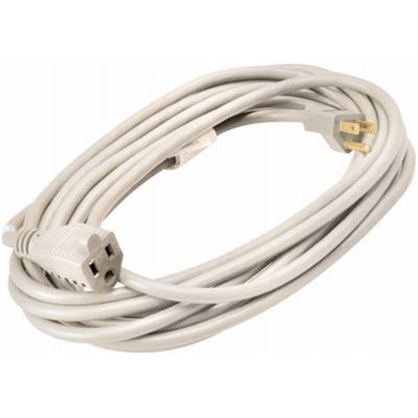 Master Electronics Master Electrician 02352ME01 20 ft. White Outdoor Extension Cord 790855